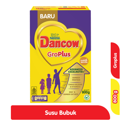 Promo Nestle Dancow GroPlus Susu Bubuk Pertumbuhan Anak Rasa Vanila 800 g Alfamart