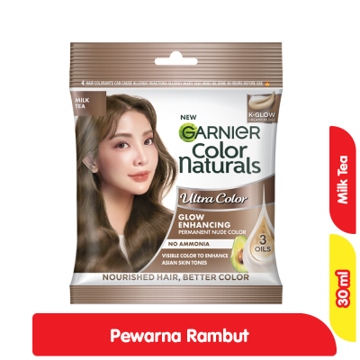 Promo Garnier Color Naturals Ultra Color Pewarna Rambut Milk Tea 30 ml Alfamart