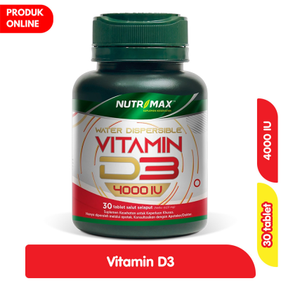 Promo Nutrimax Vitamin D3 4000 IU 30 Tablet Alfamart
