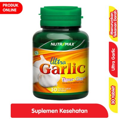 Promo Nutrimax Ultra Garlic Suplemen Kesehatan 30 Tablet Alfamart