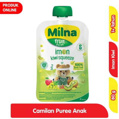 Promo Milna Camilan Puree Buah Imon Kiwi 80 g Alfamart
