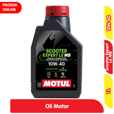 Promo Motul Oli Motor Scooter Expert Le MB Technosynthese 4T 10W-40 1 L Alfamart