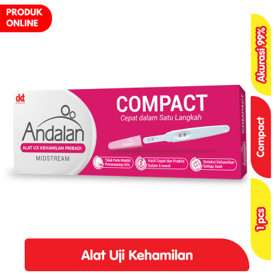 Promo Andalan Midstream Compact Alat Uji Kehamilan 1 pcs Alfamart