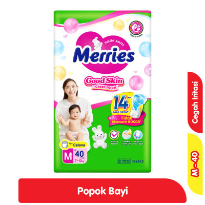 Promo Merries Good Skin Popok Celana Bayi M 40 pcs Alfamart