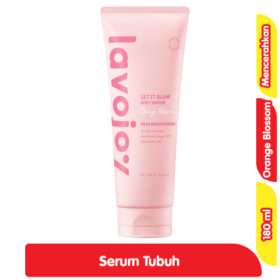 Promo Lavojoy Let it Glow Serum Pelembap Tubuh Orange Blossom 180 ml Alfamart