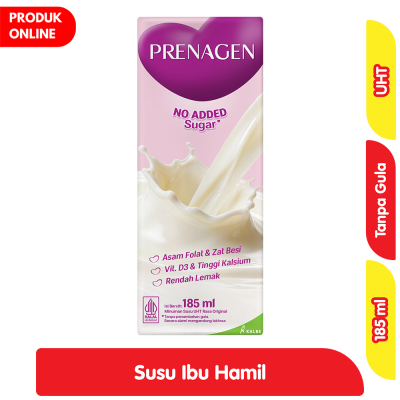 Promo Prenagen Susu UHT Tanpa Gula Tambahan 185 ml Alfamart