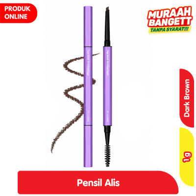 Promo Soulyu Triple Precision Pensil Alis Dark Brown Alfamart