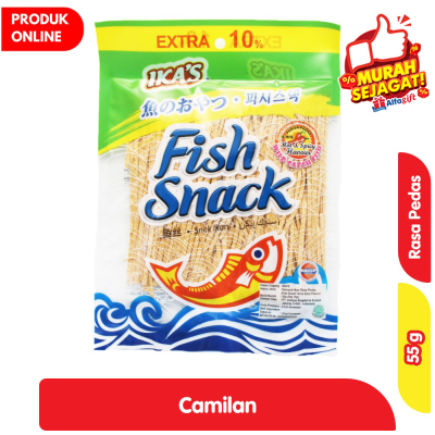 Promo Ika's Fish Snack Ikan Pedas 55 g Alfamart