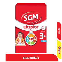 Promo Harga SGM Eksplor 3+ Susu Pertumbuhan Vanila 400 gr - Alfamart