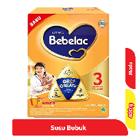 Promo Harga Bebelac 3 Susu Pertumbuhan Madu 400 gr - Alfamart