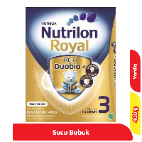 Promo Harga Nutrilon Royal 3 Susu Pertumbuhan Vanila 400 gr - Alfamart