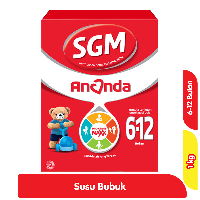 Harga SGM Ananda 2 Formula Bayi 6-12 Bulan 1000 gr di Alfamart