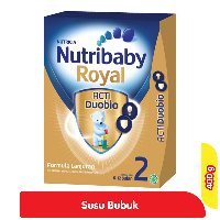 Promo Harga Nutribaby Royal 2 Susu Formula Bayi 6-12 bulan 400 gr - Alfamart