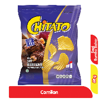 Promo Harga Chitato Snack Potato Chips Potato Spicy Griller Beef 68 gr - Alfamart