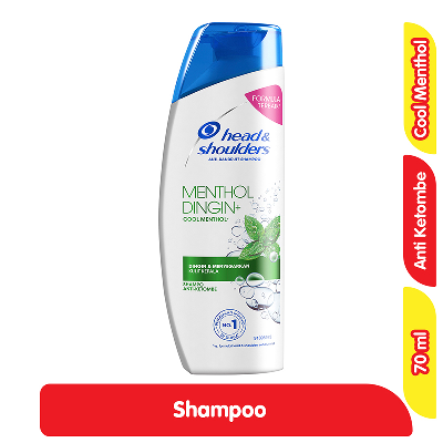 Promo Head & Shoulders Sampo Anti Ketombe Menthol Dingin Botol 70 ml Alfamart