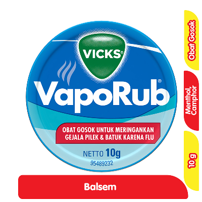 Promo Vicks VapoRub Obat Gosok Pereda Flu Original 10 g Alfamart