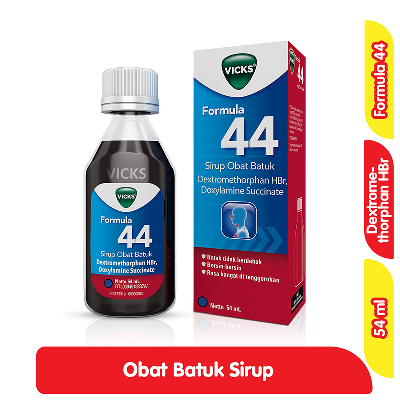 Promo Vicks Formula 44 Obat Batuk Cair 54 ml Alfamart