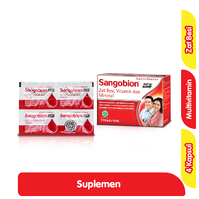 Promo Sangobion Suplemen Penambah Darah 4 Kapsul Alfamart