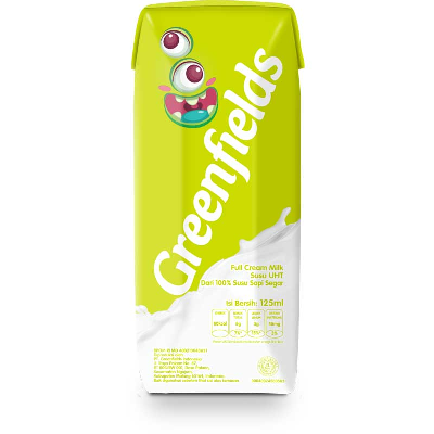 Promo Harga Greenfields UHT Full Cream 125 ml - Alfamart