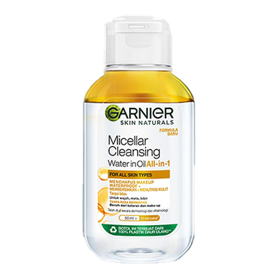 Promo Harga Garnier Micellar Water Oil-Infused 50 ml - Alfamart