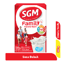 Promo Harga SGM Family Yummi Nutri Creamy Vanilla 330 gr - Alfamart
