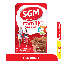 Promo Harga SGM Family Yummi Nutri Creamy Chocolate 330 gr - Alfamart