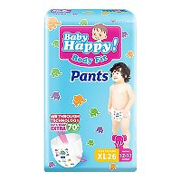 Promo Harga Baby Happy Body Fit Pants XL26 26 pcs - Alfamart