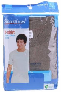 Scorlines T-Shirt Kaos Oblong Misty L 1 pcs