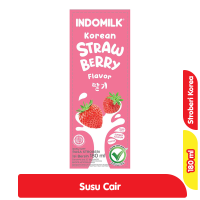 Promo Harga Indomilk Korean Series Korean Strawberry 180 ml - Alfamart