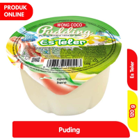 Promo Harga Wong Coco Pudding Es Teler 120 gr - Alfamart