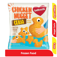 Promo Harga Belfoods Nugget Chicken Nugget Ceria 500 gr - Alfamart